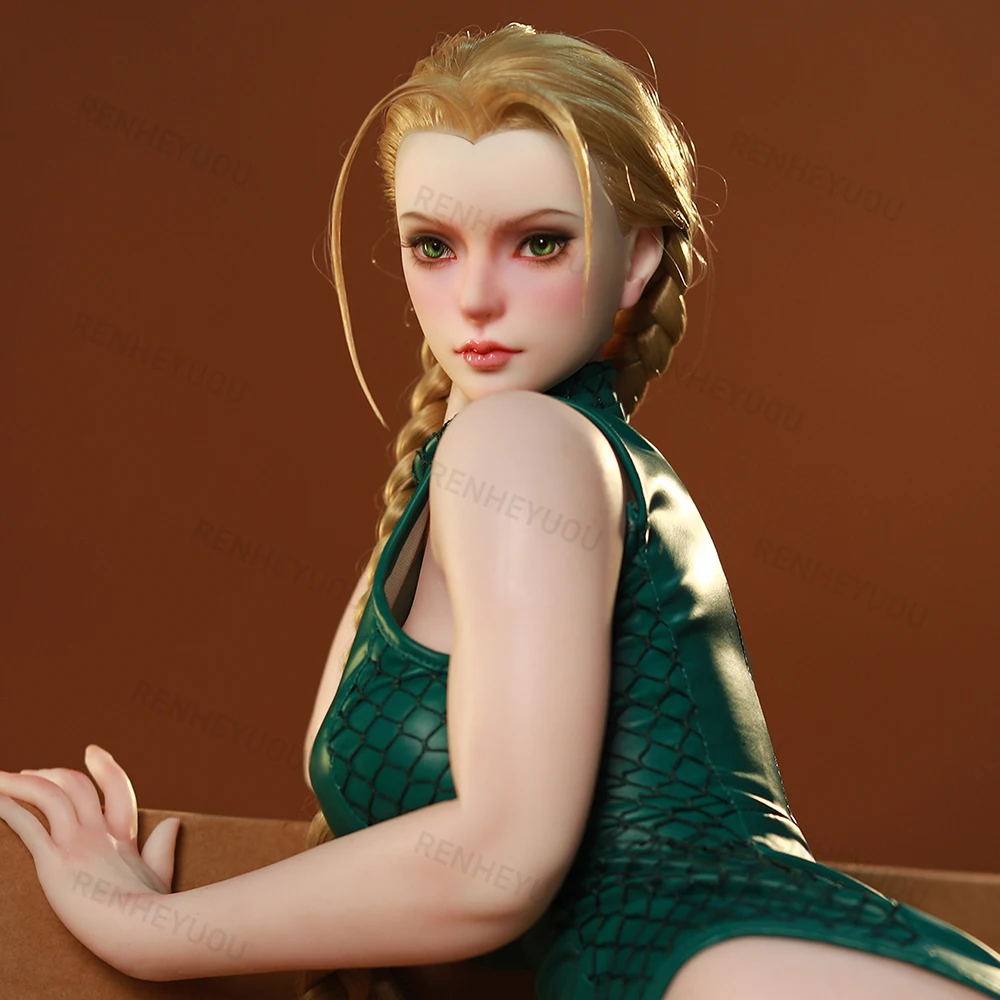 

1/65 Doll 65cm Female Doll Platinum Silicone Active Joint Metal Skeleton Gift Series