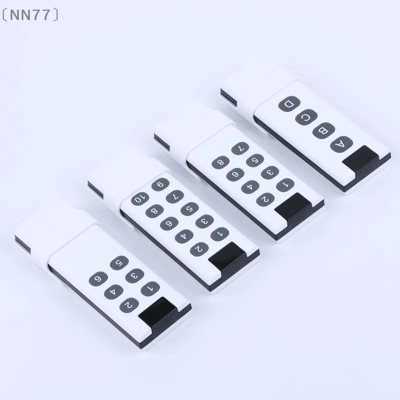 〔NN77〕433MHz Wireless Learning Code Digital Remote Control Transmitter Long Distance With 4 6 8 10 Key〔W7〕