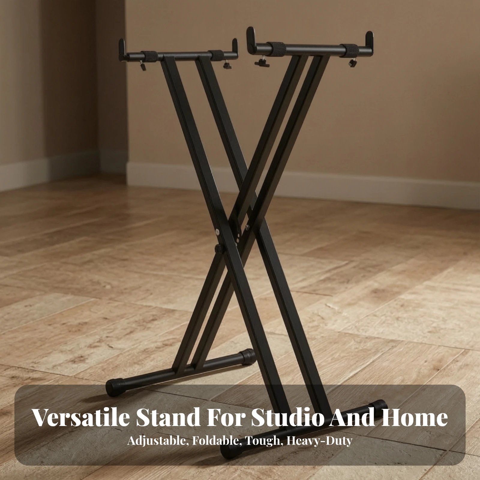 Cross-Frame Keyboard Stand Long-Lasting Cross-Frame Keyboard Stand Versatile Professional Grade for Home Practice, Studio
