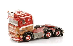 Alloy Toy Model Gift WSI 1:50 Scale Sca-nia R5 6X2 Tag axle,Transport Truck Tractor Vehicle Diecast Toy Model,01-3879