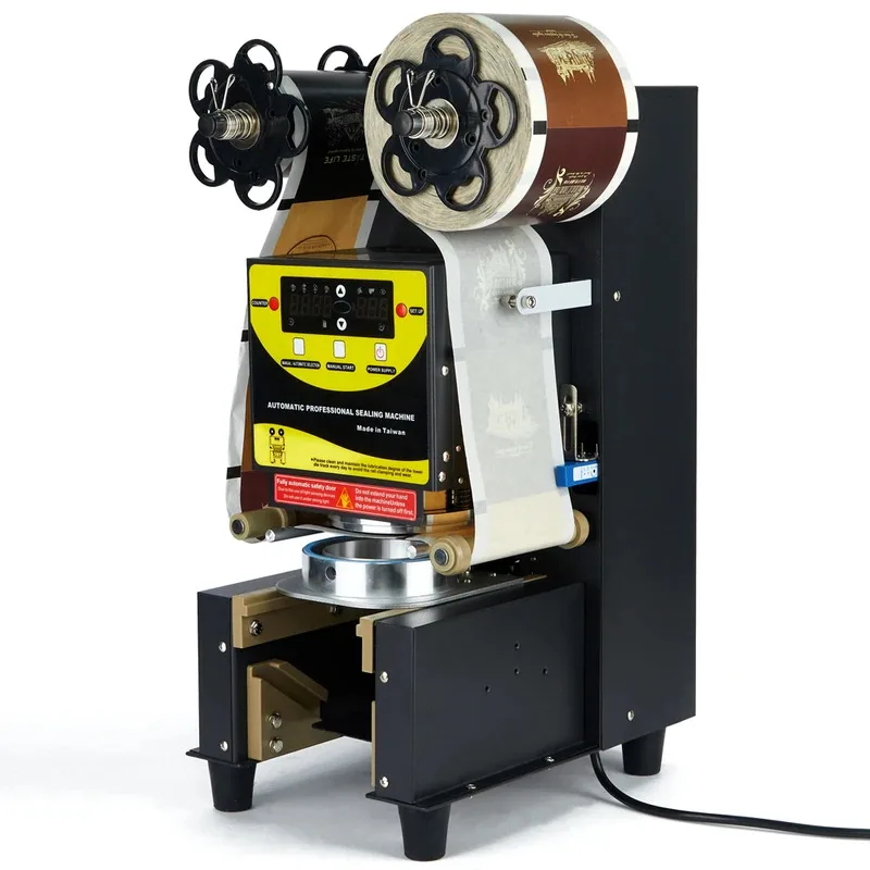 

Wholesale Electric Automatic Sealing Machine for Beverage Packaging for Plastic Bottles Cups Juice Milk Tea Paper Material Film