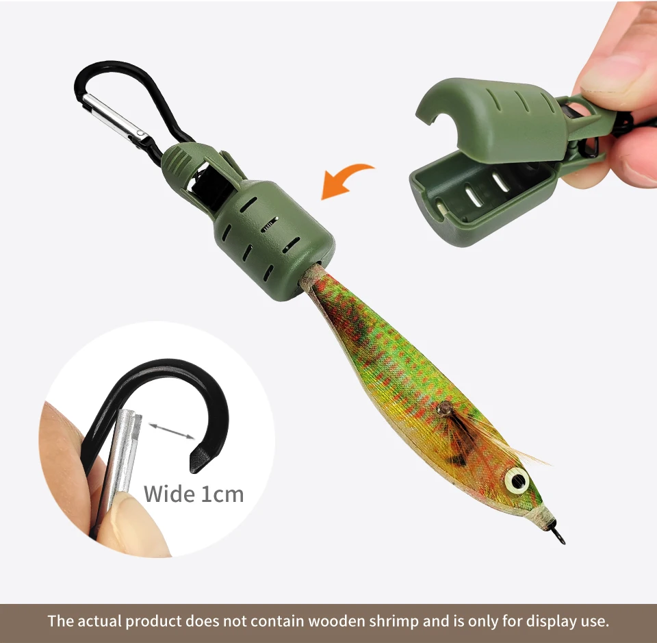 6-teiliges Tintenfisch-Jig-Köder-Schutzset mit Karabiner, Oktopus-Egi-Tintenfischhaken-Abdeckung, Tintenfisch-Regenschirmköder, Angelzubehör – Detail 3