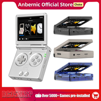 ANBERNIC RG35XXSP Flip Portable Retro Handheld Game Console 3.5 Inch IPS Screen 64 Bit Linux System HDMI-compatible 64G 5K Games