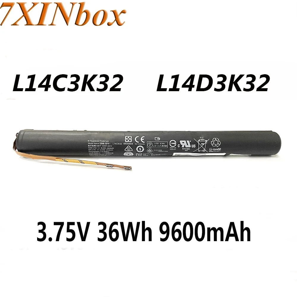 

7XINbox L14C3K32 L14D3K32 3.75V 36Wh 9600mAh Laptop Battery For Lenovo Yoga 2 1380F 2 YT2-1051F 2 Pro 1380F 1-TTH Series Tablet