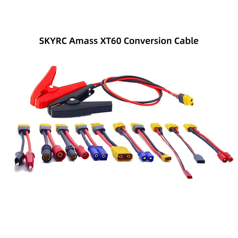 1PCS SKYRC Amass XT60 Conversion Cable XT60 Female to Charging Adapter Cable Battery