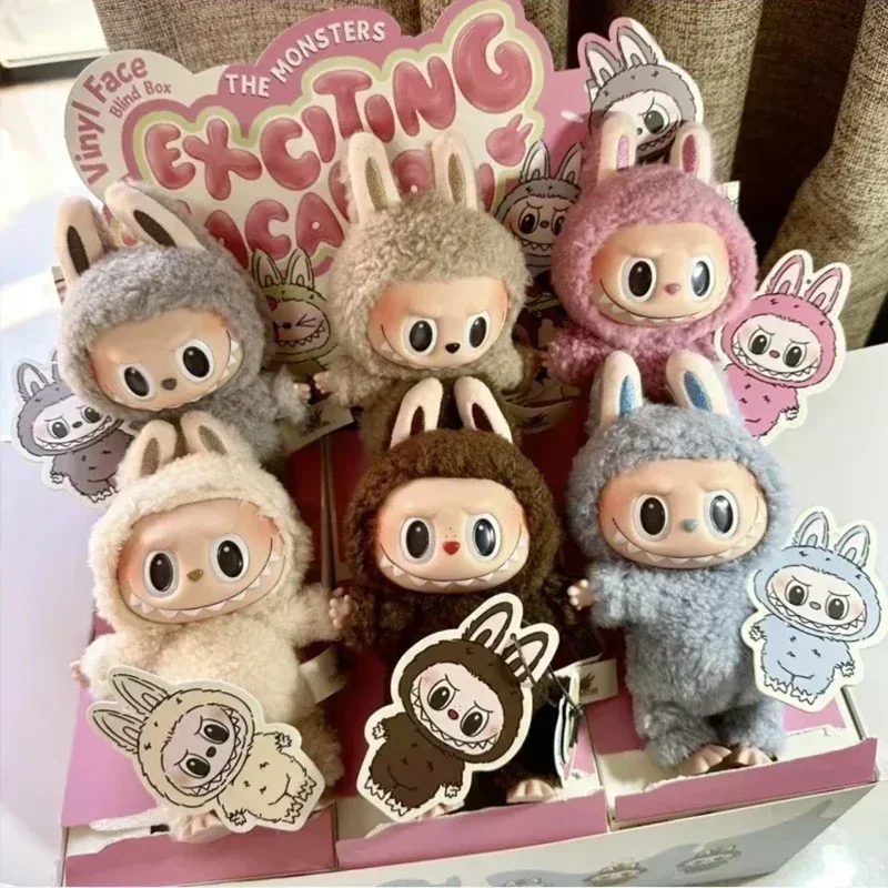 

Labubu The Monsters Blind Box Toys Cardiac Macarone Mysterious Surprise Box Guess Bag Figure Model Bag Keychain Gifts Kids Toys