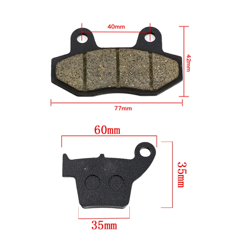 Copper Base Brake Disc Sintered For KAYO F03/R03 T4 T6 K6 X2 K16 K18 Motorcycle Parts Motorcycle Front And Rear Brake Pads