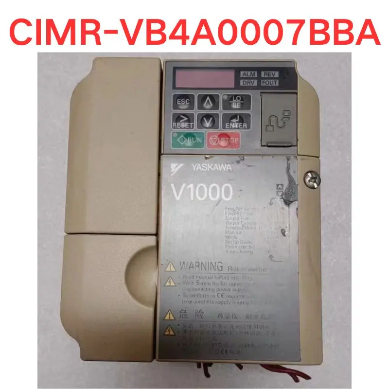 Second-hand  CIMR-VB4A0007BBA  frequency converter     test  OK     Fast Shipping