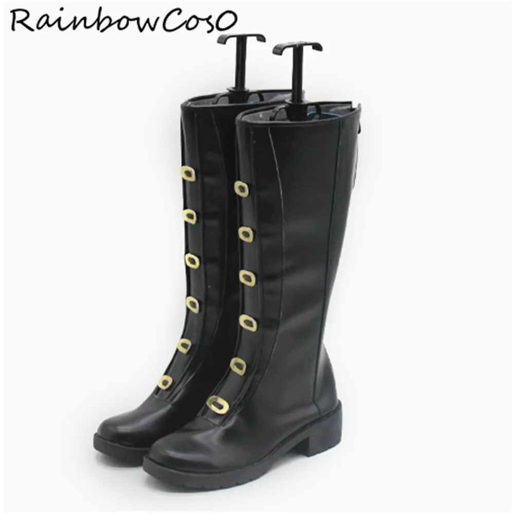 Jessica the Liberated Arknights Scarpe Cosplay Stivali Gioco Anime Halloween Natale RainbowCos0 W4593