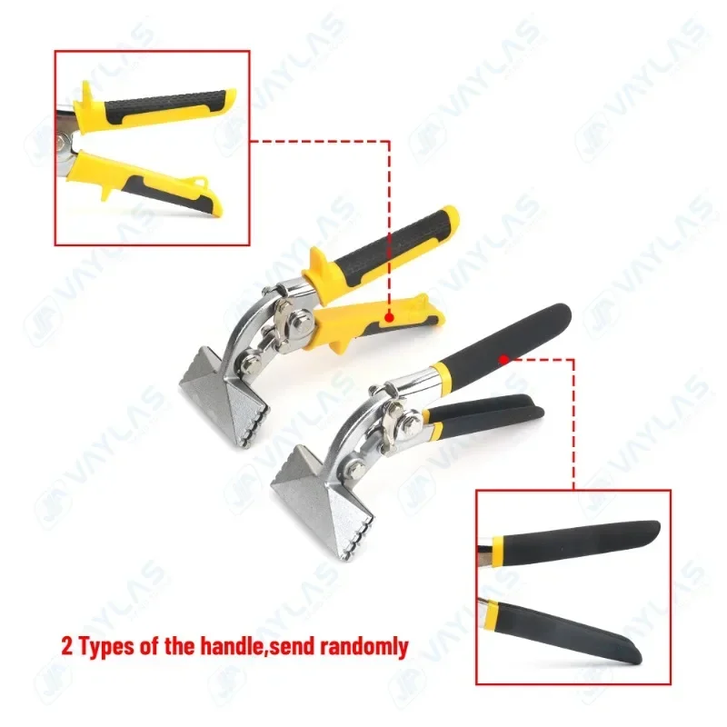 Blech-Handnäher, 7,6 cm, 15,2 cm, gerade Backe, manuelles Metallbieger-Werkzeug, versetzter Griff, Handnäher, zusammenklappbare Biegezange