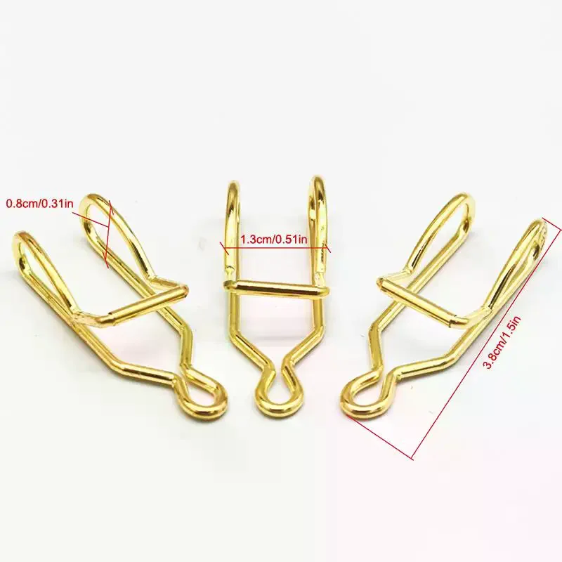 Universal Replacement Pocket Watch Chain Hooks 5 Pcs Sturdy Metal Buckles Waist Chain Clasps for Jewelry DIY Watch Repair