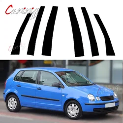 Car Window Pillar Posts Trim B C Column Cover Sticker Decal For Volkswagen Polo Mk4 (9N)5-Door Hatchback 2002-2008 2009 2010