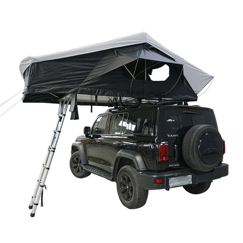

Green Camping Softshell Dachzelt 4 People 4x4 Foldable Camp Tent for Car Camping