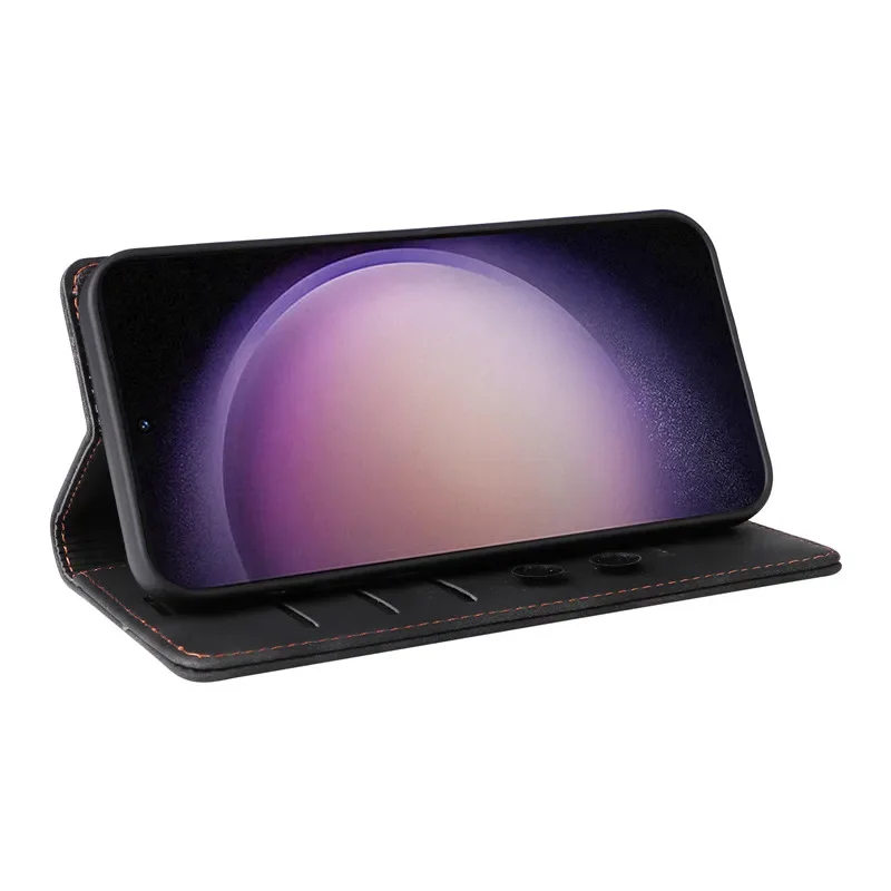 Wallet Flip Case on For Samsung Galaxy A20 A30 A50 A30s A50s A70s A70 Cover Cases Suction Cup Leather Stand Phone Protective Bag
