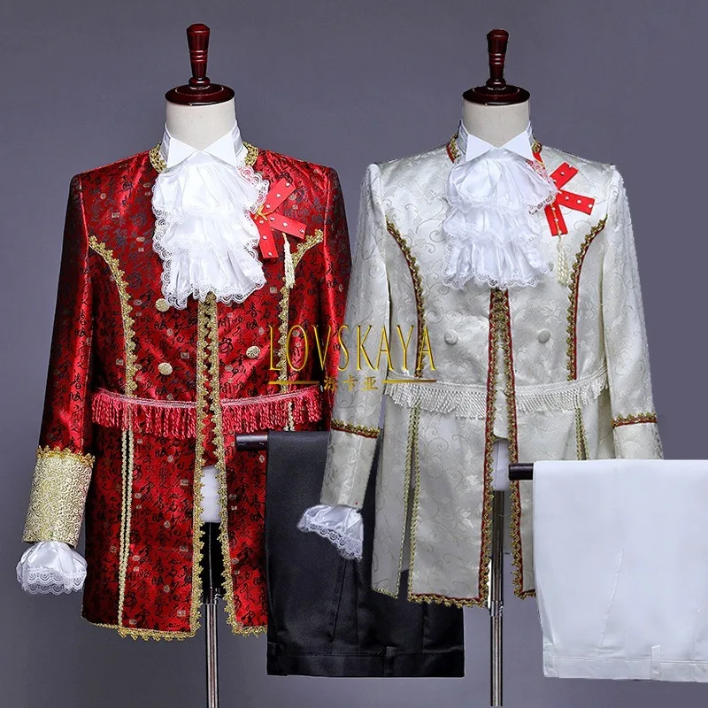 

Retro Performance European Style Cinema Photography Adult Palace Dress European Men's Performance Dress