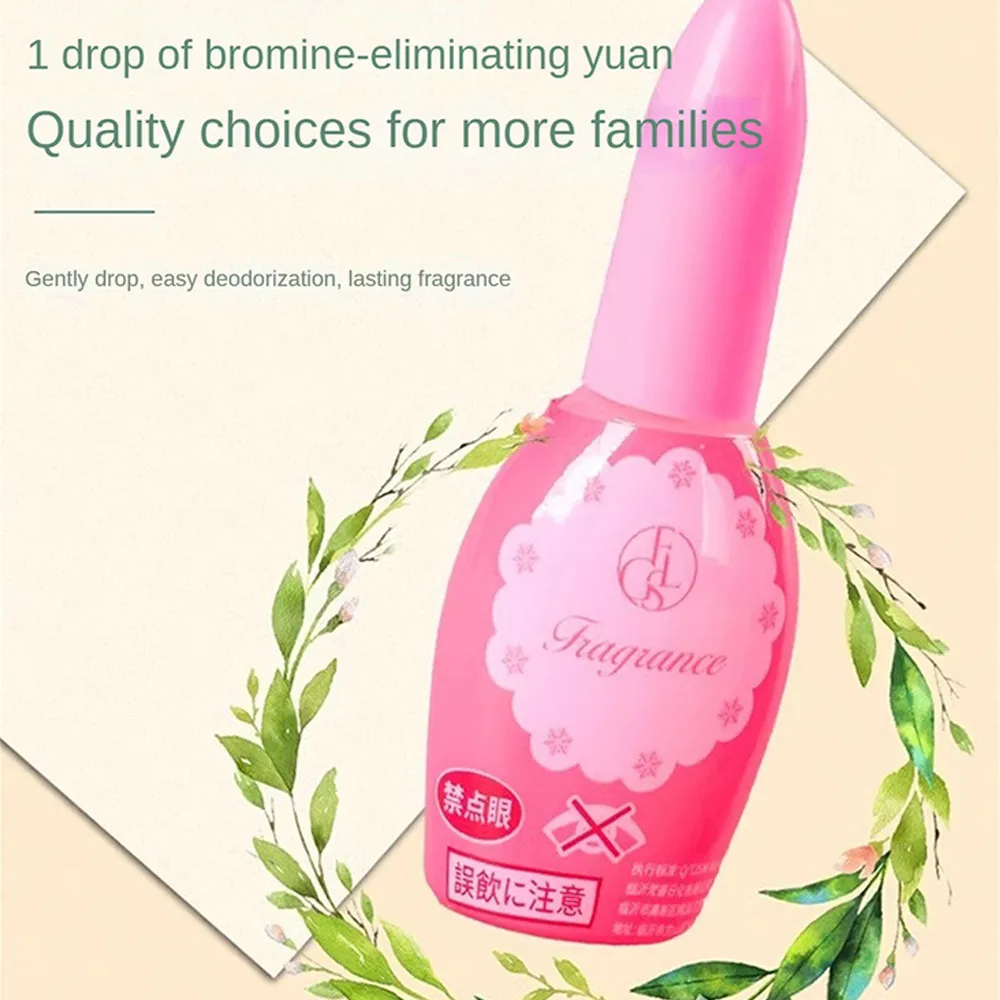 20ml One Drop of Deodorant Yuan Toilet Deodorant Fragrance Liquid Indoor Aromatherapy Air Freshener To Remove Odor