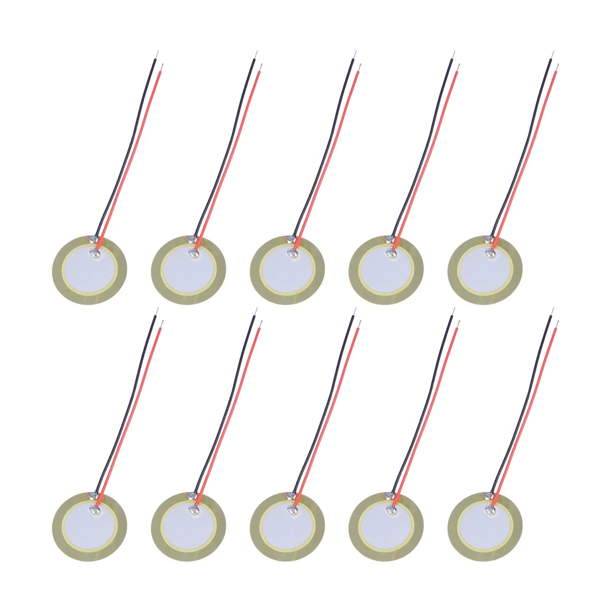 

10pcs 20Mm Plate Disc Diaphragm Buzzer Element Pickup Pickups Disc Component For Guitar Accessories Clocks