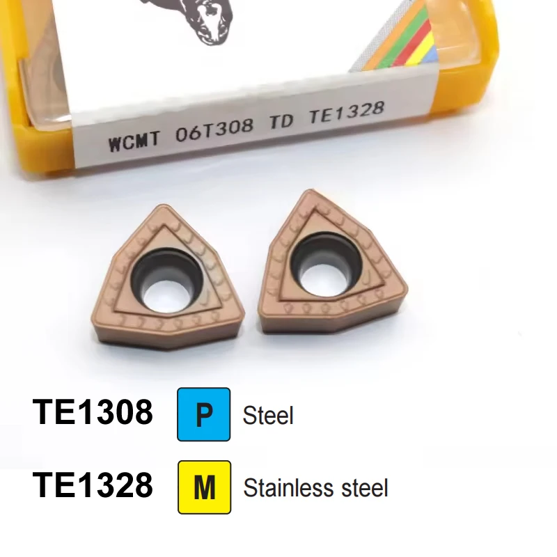 10pcs BASSETT WCMT WCMT030208 WCMT040208 WCMT050308 WCMT06T308 WCMT080412 TD TE1308 TE1328 CNC Tools Drilling Available Inserts