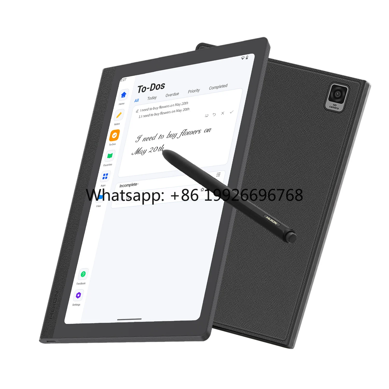 Note E X50 Smart Writing Pad Fingerprint Unlock Cloud Backup for Education Business Digital Notebook