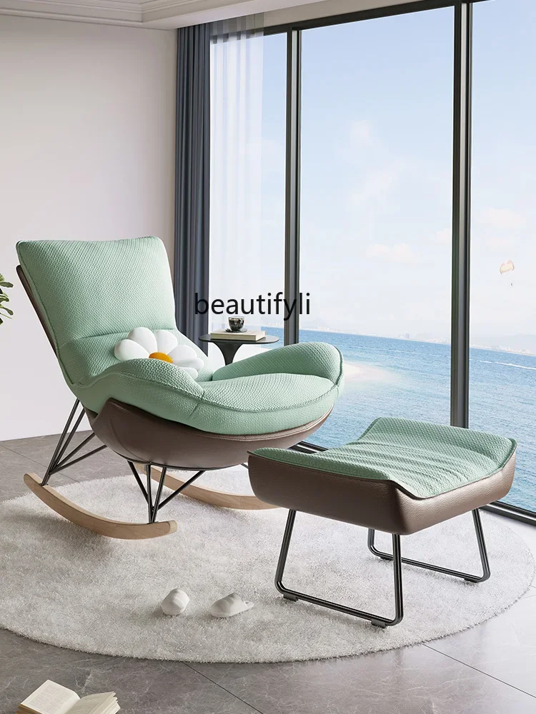 

High-end rocking chair living room balcony leisure chair recliner lazy sofa chair