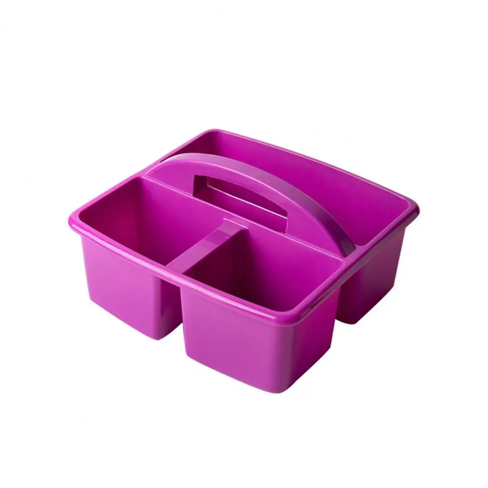 Multi-purpose Stackable Storage Basket Plastic Practical Individual Grid Tray for Children Container Office Desk Organizer