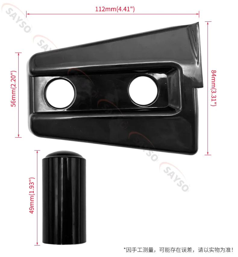 JK 4-Door Door Hinge Covers Protector Trim Kit for Jeep Wrangler Unlimited Rubicon Sahara Sports Accessories 2007-2018 JK view 2