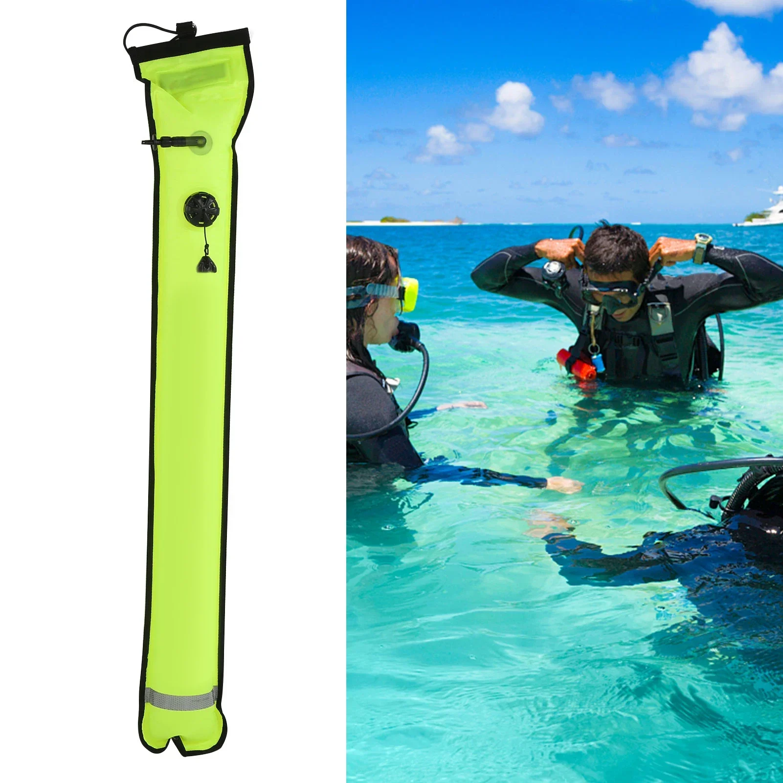 

Маркер поверхности для дайвинга, буй, плавающее снаряжение для дайвинга, защитное снаряжение, надувные полосы