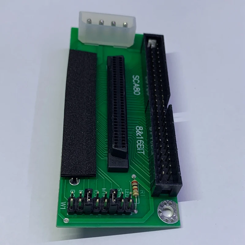 Adapter Card Adapter Converter Card Board Scsi Sca 80Pin To 68Pin To 50Pin Ide Hard Disk