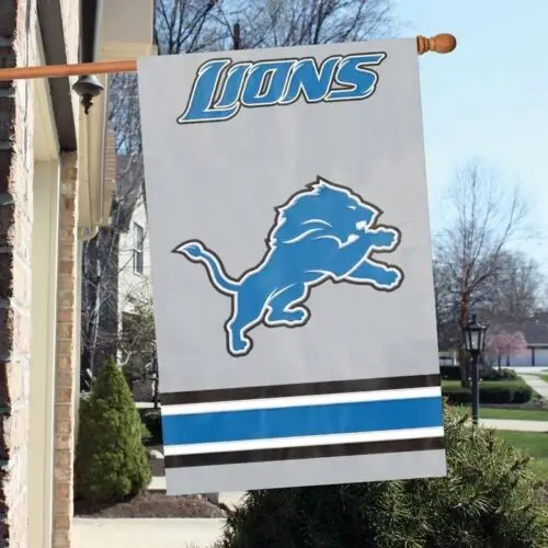 Detroit Lions Banner/House Flag Applique 44