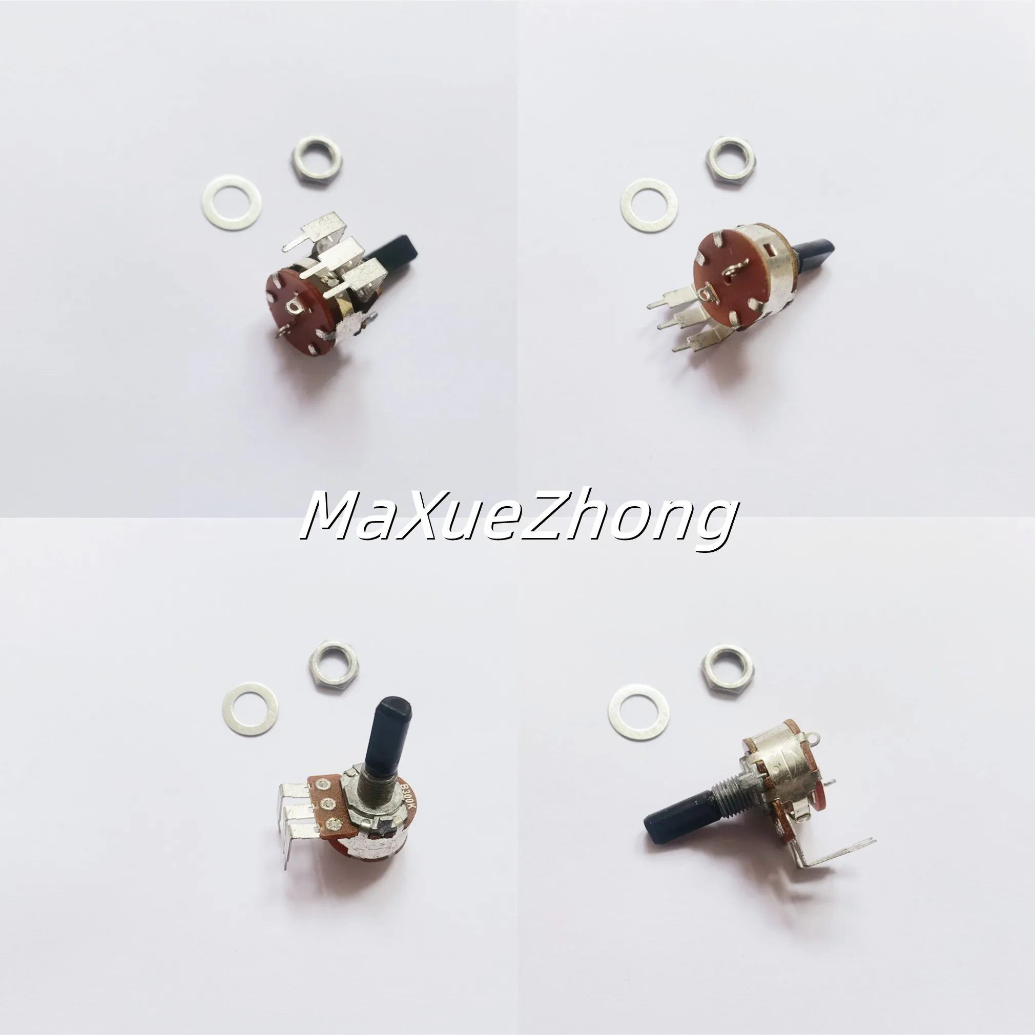 Potenciómetro regulador de HGS-2510 Original nuevo 100% B300K mango largo 20MMF 149 potenciómetro tipo con interruptor