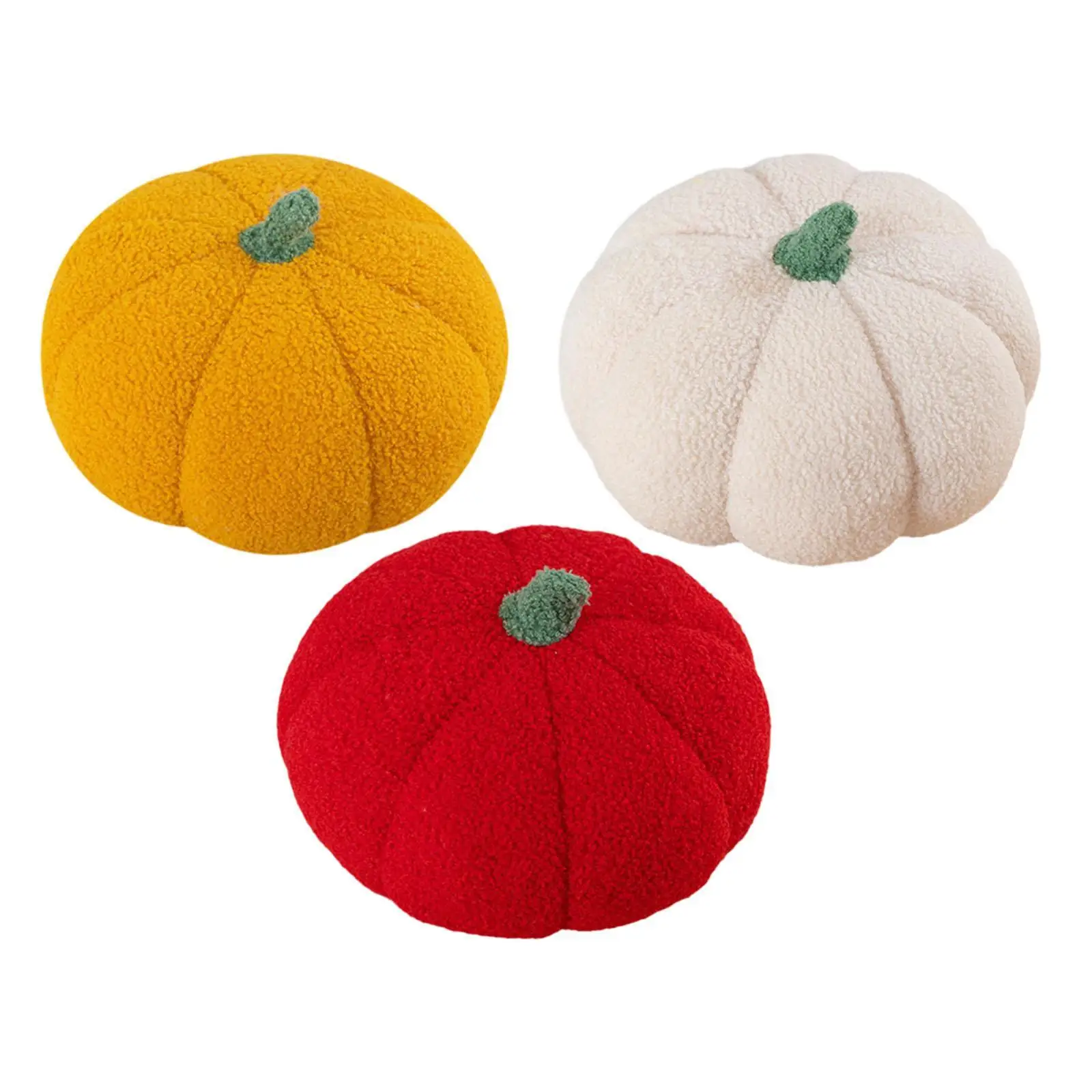 Oreiller citrouille en peluche, coussin décoratif doux pour bureau et salon