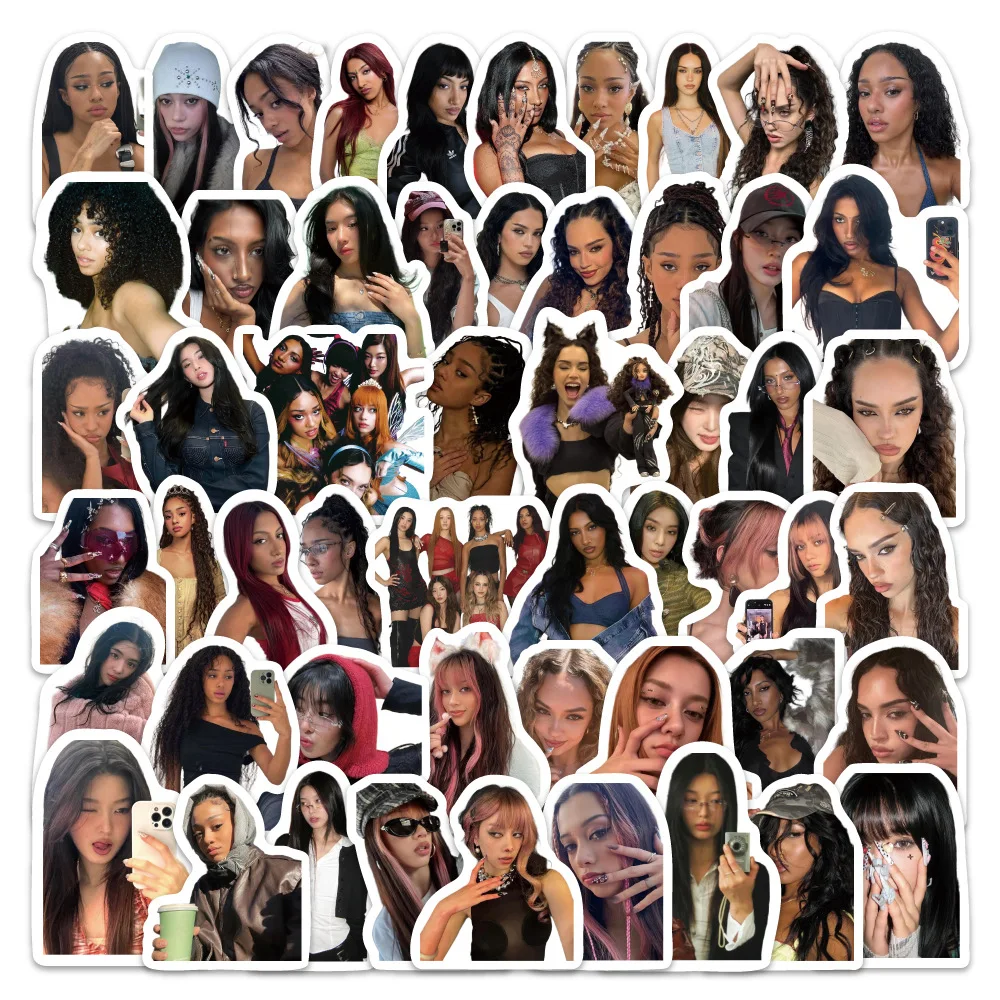 100Pcs Katseye Cat Eye Girl Group Graffiti Stickers DIY Manual Scrapbook Notebook Tablet Stickers