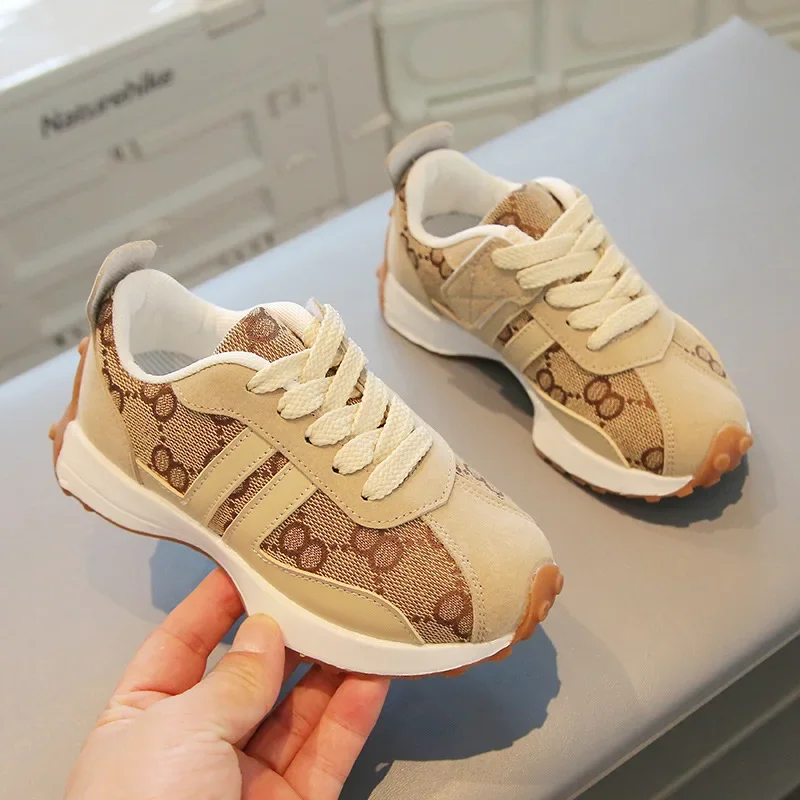 

Fashion Sneakers, Color-blocked Dad Shoes, Platform Soles, Khaki Boys, Girls, Casual Shoes, Students, Running Shoes, KIDS Shoes