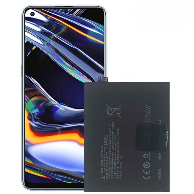 New Replacement Phone Battery BLP799 3.8V For OPPO Realme X7 7 Pro Realme7 RMX2170 RMX2121 RMX2111 4500mAh Li-Polymer