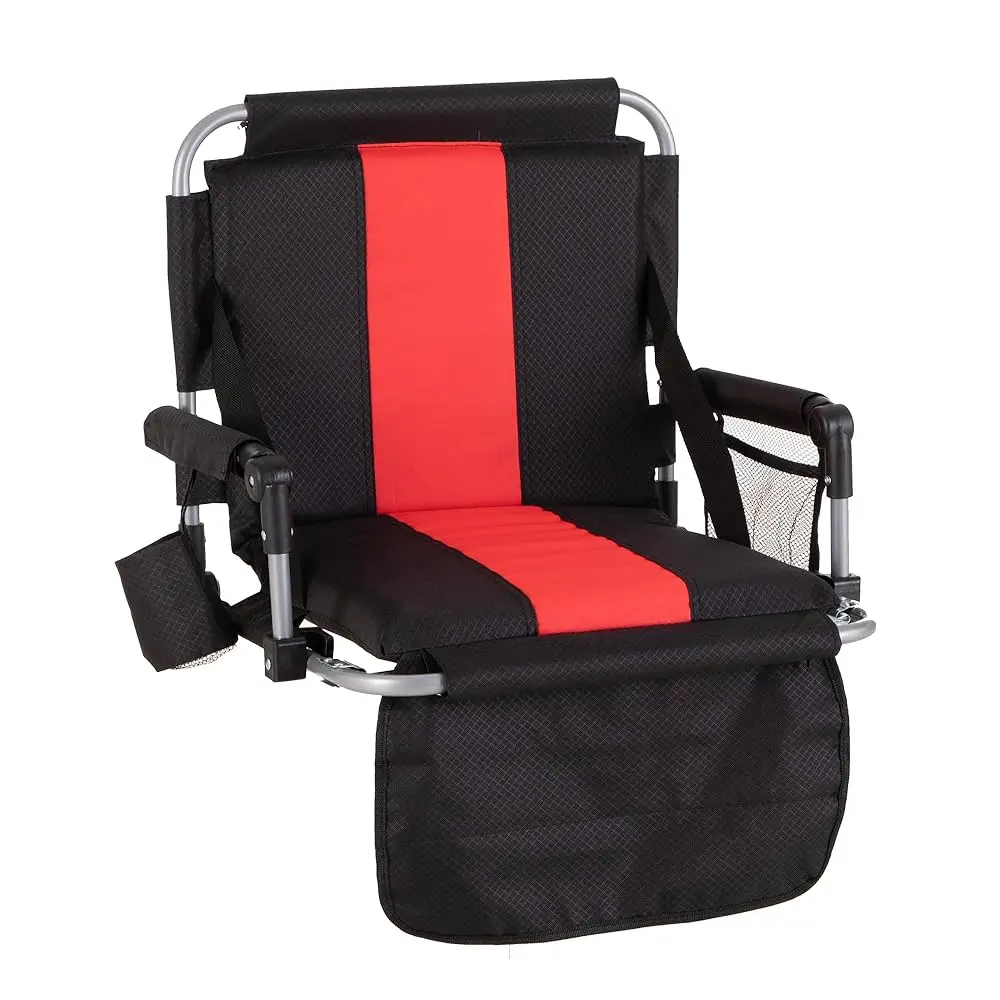 

Stadium Seat Padded Chair For Bleachers With Back& Arm Rest