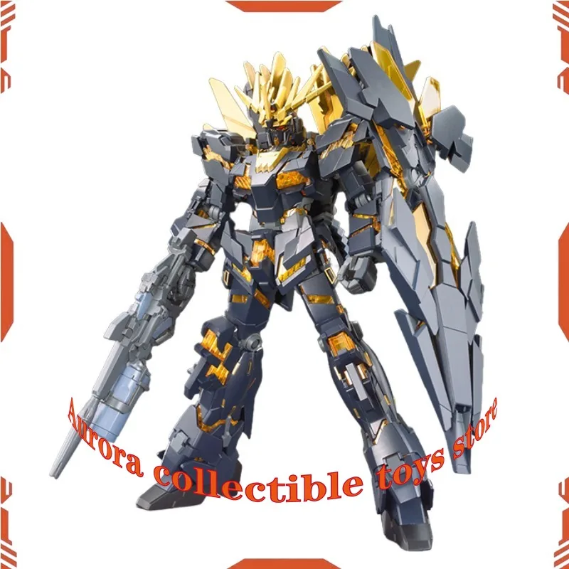 

In stock Bandai Genuine HGUC 1/144 Banshee Destiny Muse (Destruction Mode) Gundam Anime Action Figure Assembly Model Toys Gifts