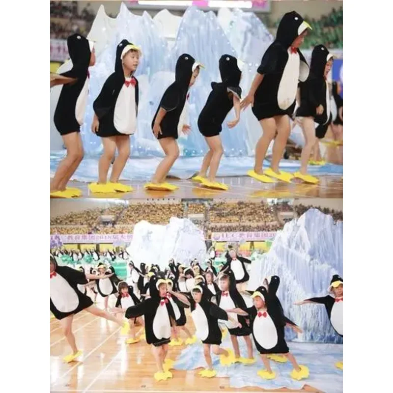 Sky02 ฮาโลวีนชุดเพนกวินเด็กทารกเด็กสัตว์JumpsuitชุดCarnival Party Cosplayบทบาทเล่นแฟนซีชุดเด็กCos88Li