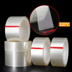 PET Transparent High Temperature Resistant Tape PCB Circuit Board Electroplating Car Paint Traceless Protective Film Tape 33M