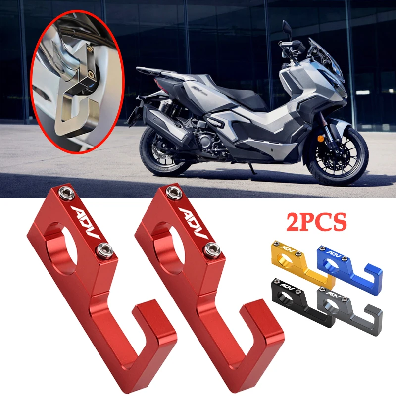 

2PCS Motorcycle Hook Helmet Luggage Bag Hook Holder Hanger Hooks For Honda ADV350 ADV250 ADV160 ADV150 ADV 350 150 160 250 adv