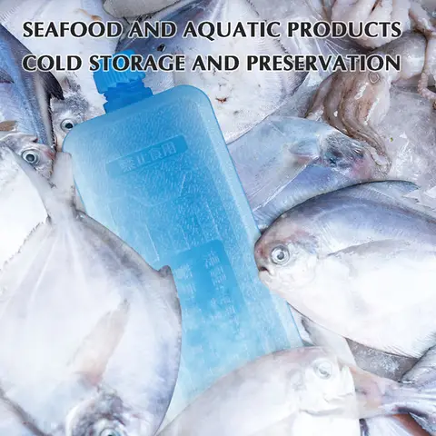 Återanvändbar gelfrysförpackning kylskåp isblock iskristalllåda kall frysförpackning picknick färsk mat kylare vatteninjektionslåda 12 best sales kall gel - №5