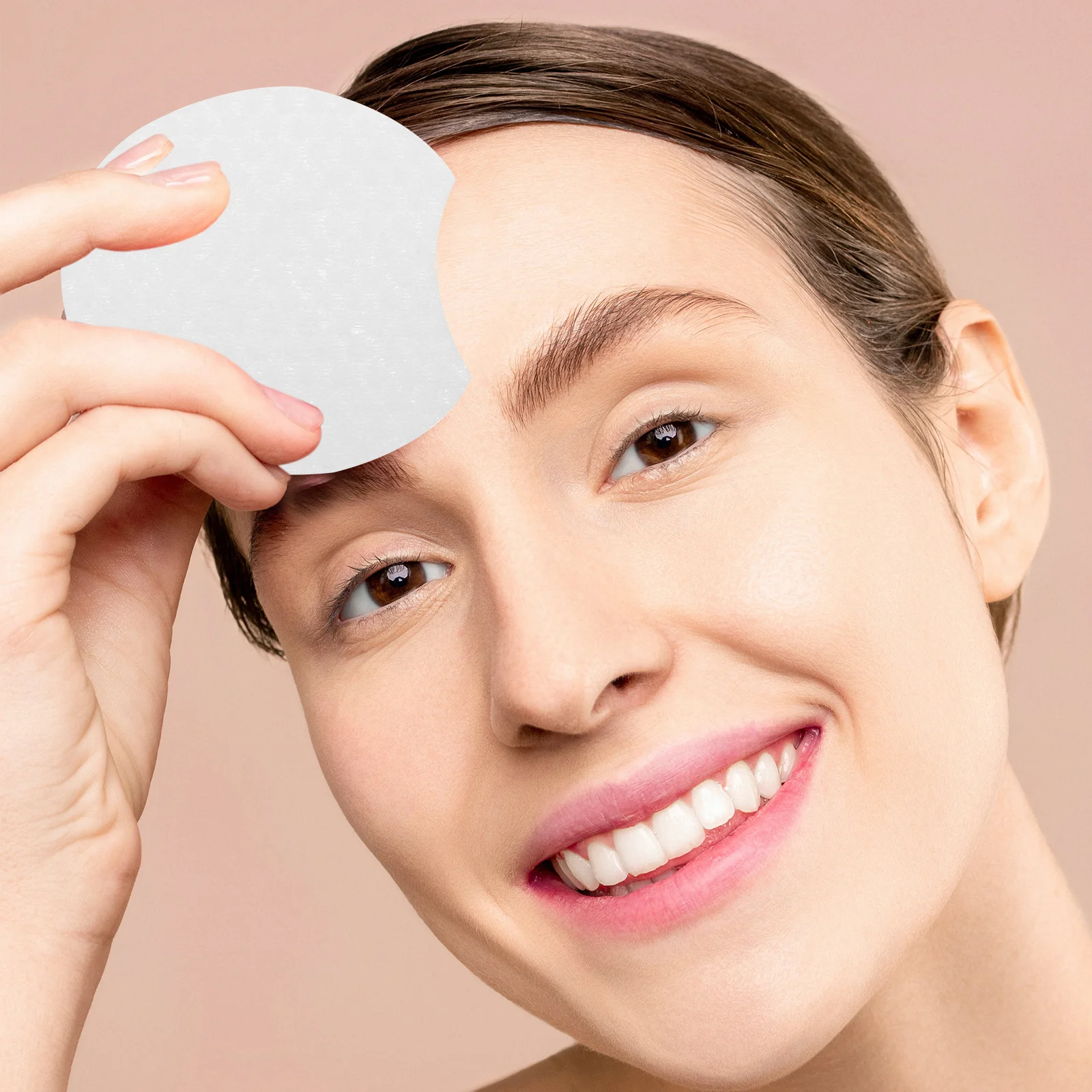 600 個半円形メイク落とし小型軽量洗顔パッド旅行用多用途クリーニングツール使い捨て