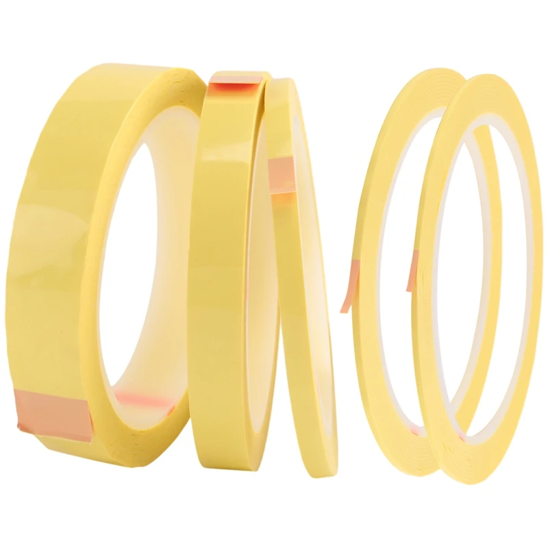 

6 рулонов ленты для тонких линий 1/16,7/10,1/8,1/4,1/2,3/4 дюйма X 55 ярдов, малярная лента для тонкой линии, автомобильная малярная лента для художников-AT35