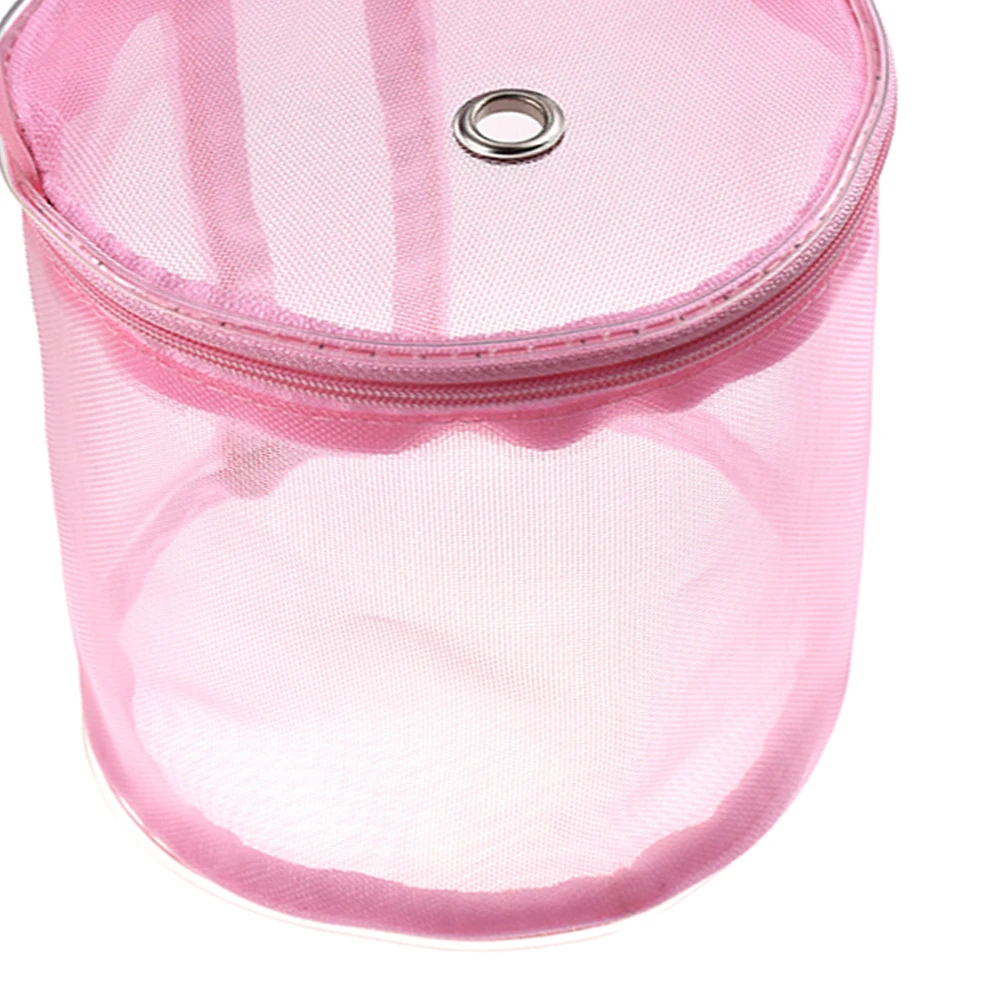 

Woolen Yarn Storage Bag Crochet Hook Organizer Rosy Functional Knitting Tote Portable for Travel Car Plane Outdoor Activities