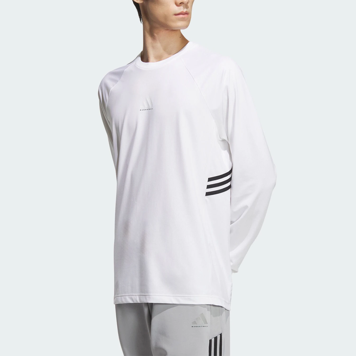 

Adidas Official Authentic 2024 New Men's Fashion Casual Knit Long Sleeve T-Shirt JL7583