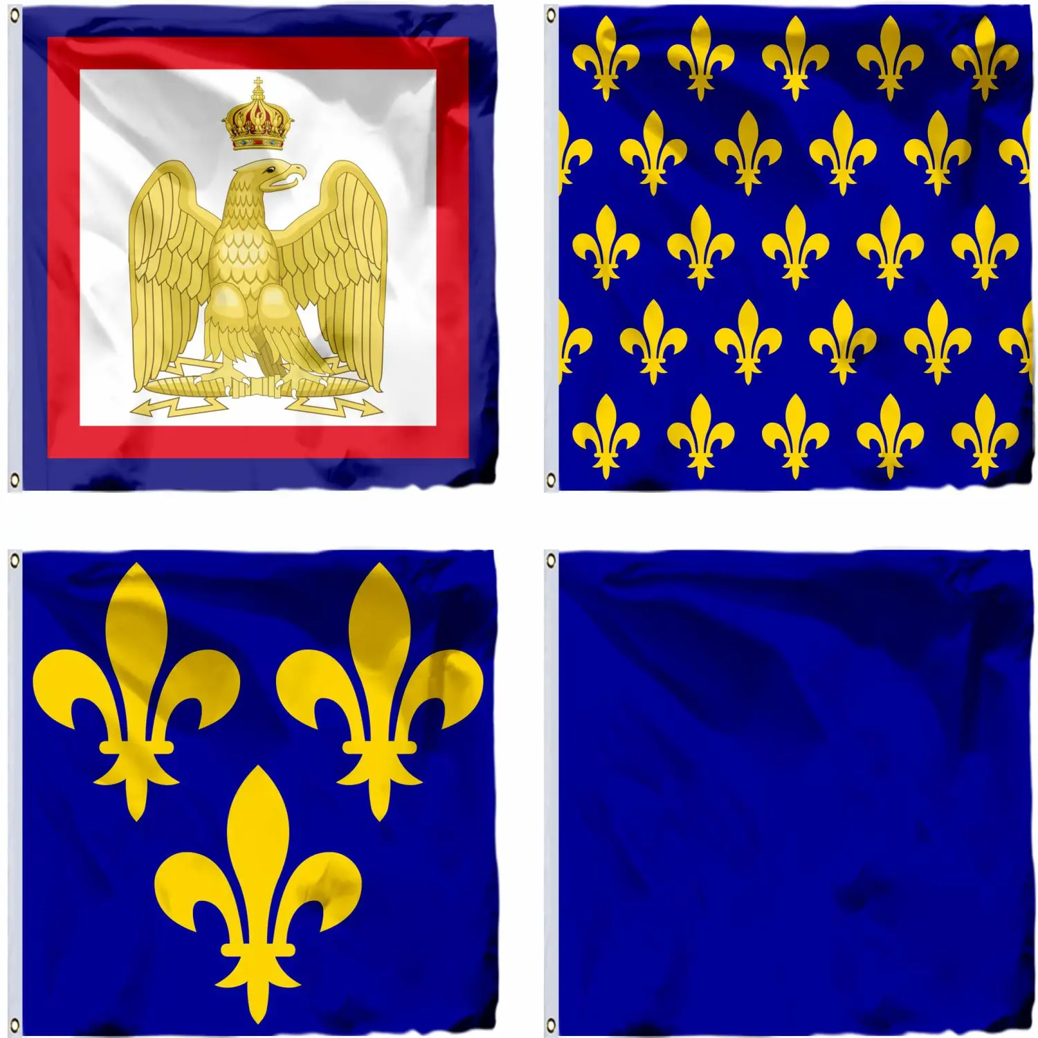 France Imperial Standard Napoléon I Flag XIV-XVI 4X4FT 120X120CM (10th -12th Century) Banner