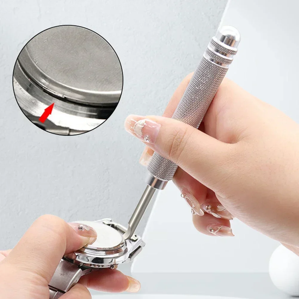 1pc Watch Repair Tool Watch Case Opener Back Cover Pry Remover For Battery Replacement Watch Accessory Repair Tool