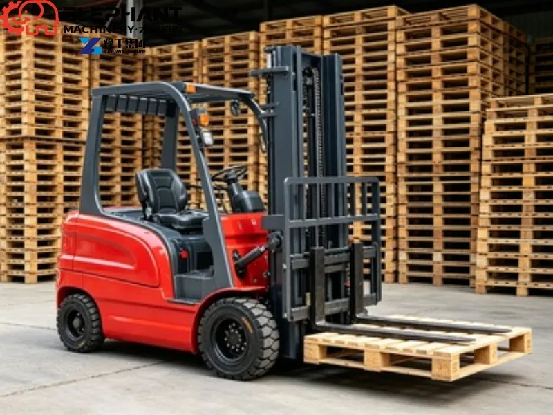 3 Ton Compact Electric Forklift 5m Lifting Height Lithium Battery Pallet Stacker For Narrow Aisle High Stacking