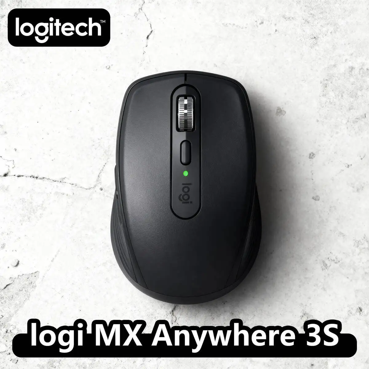 

Logitech Wireless Ergonomic MX Anywhere 3S – Logitech’s 8K DPI Sensor, MagSpeed Scroll, Fast USB-C Charge