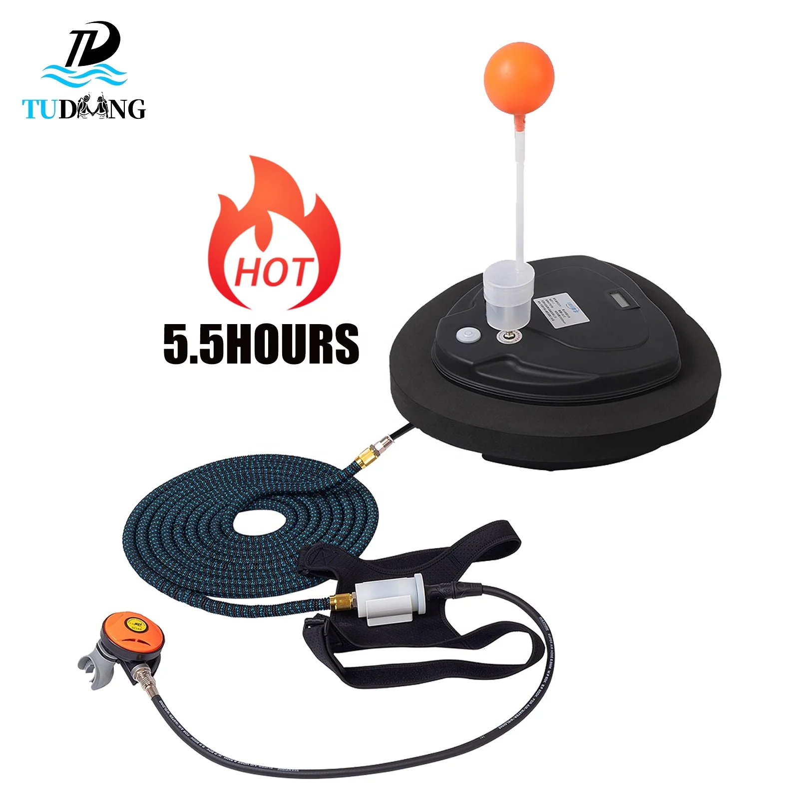 

10Mters Z500 5Hours Convenience Snorkeling Underwater Swimming Breathing Diving Equipment Mobile Ventilator