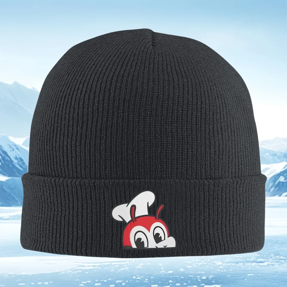 2026 Chef Bee Logo Cheerful Head Men Women Unisex Knitted Hat Beanie Pullover Cap Winter Thermal Warm Christmas Outdoor Cycling